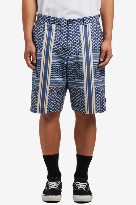 SHEMAGH PATTERN SHORT PANTS