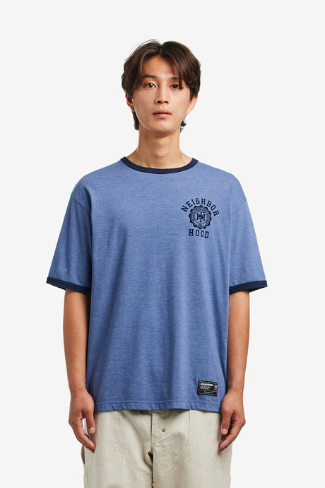 HEATHER FABRIC TEE SS