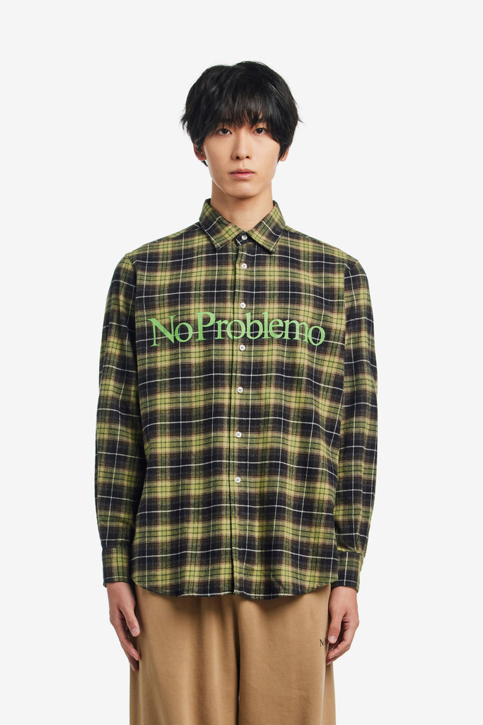 NO PROBLEMO PLAID SHIRT - WORKSOUT WORLDWIDE