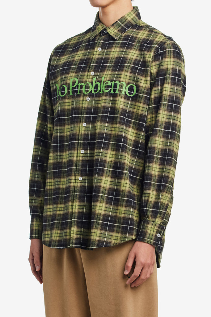 NO PROBLEMO PLAID SHIRT - WORKSOUT WORLDWIDE
