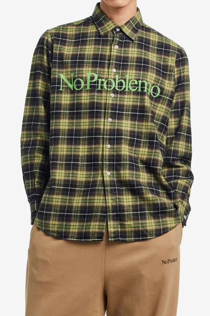 NO PROBLEMO PLAID SHIRT - WORKSOUT WORLDWIDE