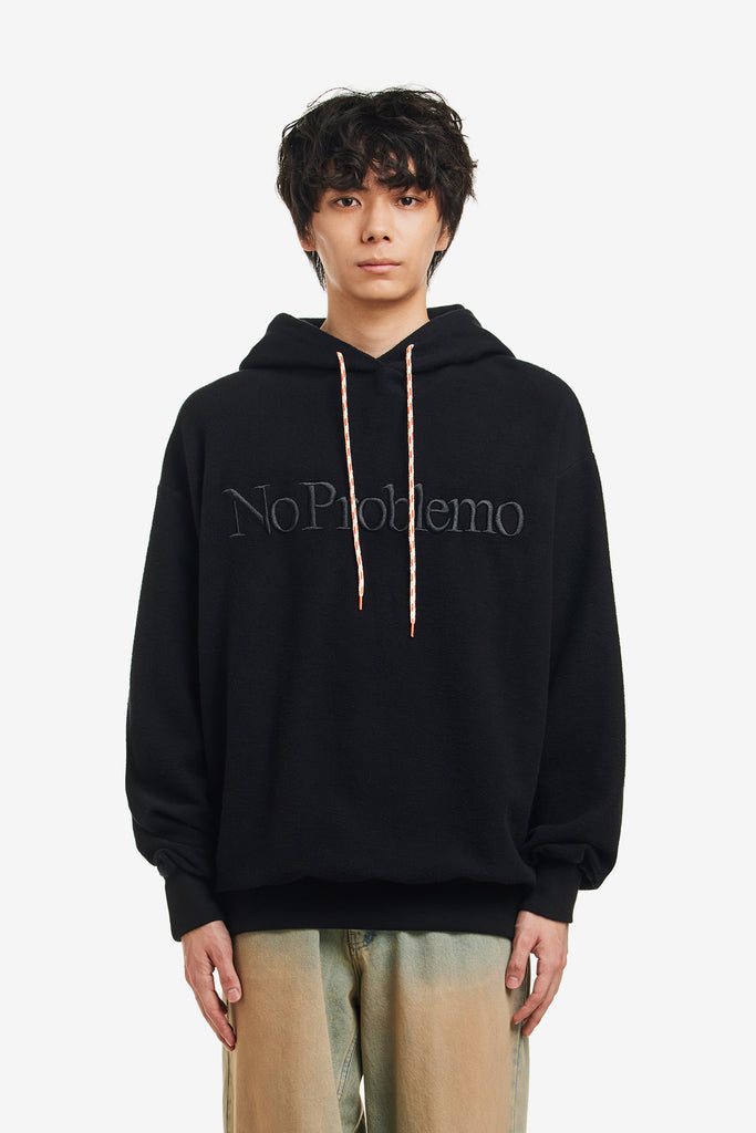 NO PROBLEMO REVERSE FLEECE HOODIE - WORKSOUT WORLDWIDE