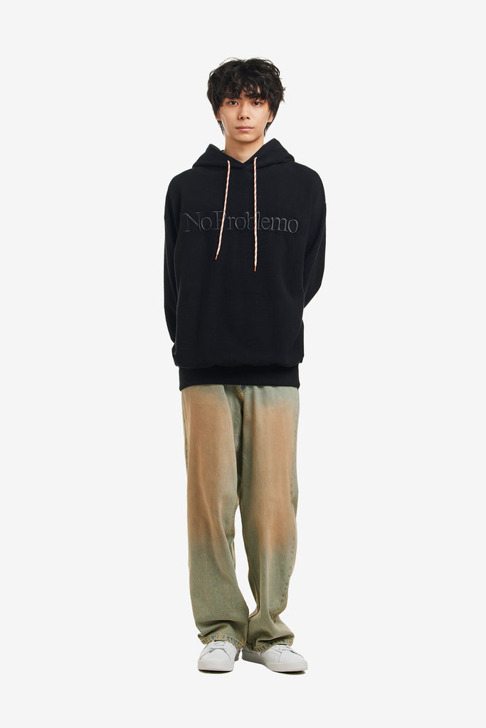 NO PROBLEMO REVERSE FLEECE HOODIE - WORKSOUT WORLDWIDE