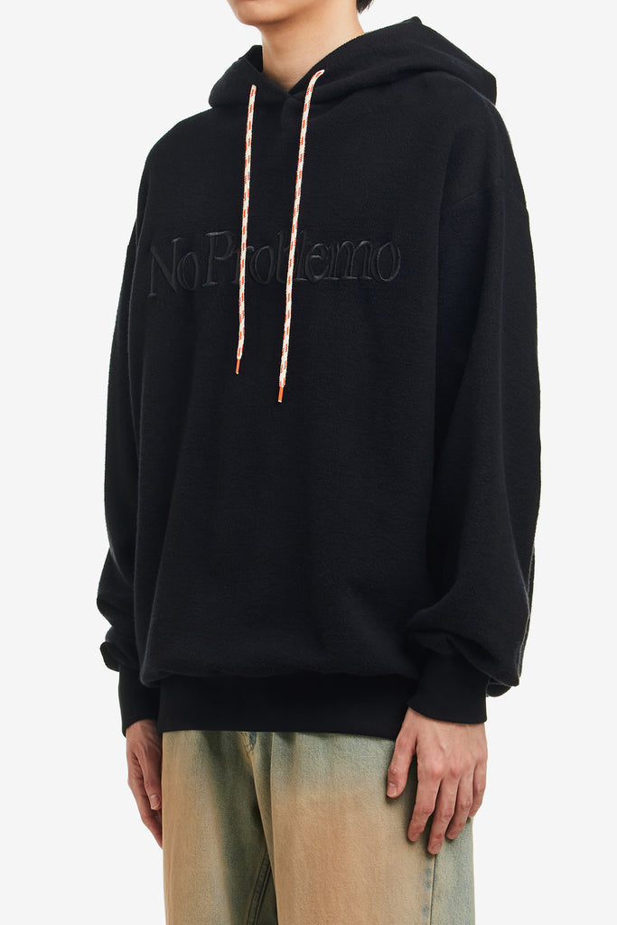 NO PROBLEMO REVERSE FLEECE HOODIE - WORKSOUT WORLDWIDE