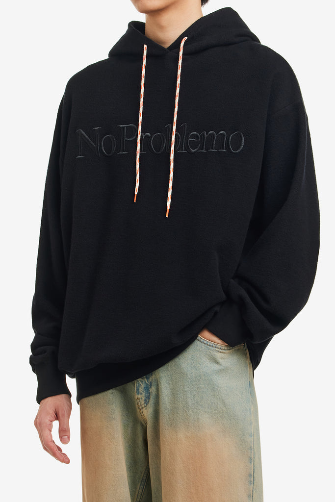 NO PROBLEMO REVERSE FLEECE HOODIE - WORKSOUT WORLDWIDE