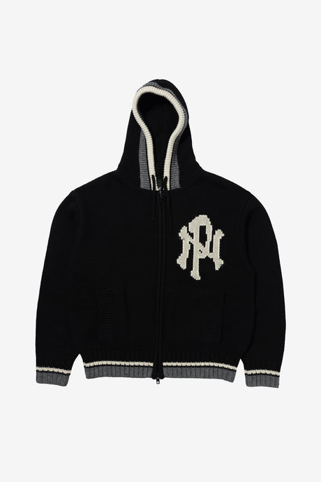 NYP VARSITY ZIP THROUGH KNIT