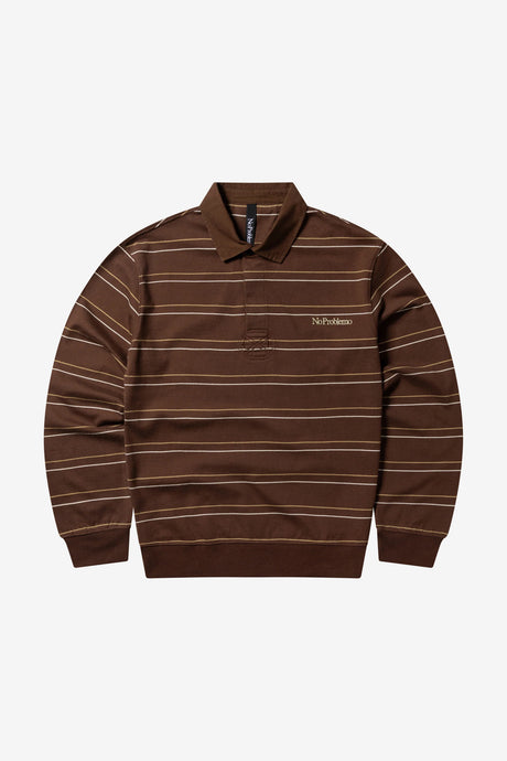 STRIPED LS RUGBY SHIRT