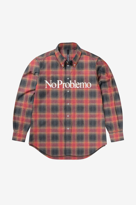 NO PROBLEMO PLAID LS SHIRT