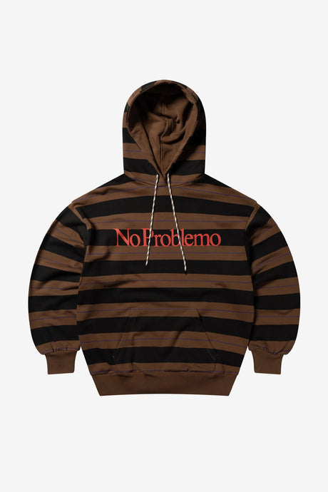 NO PROBLEMO STRIPED HOODIE
