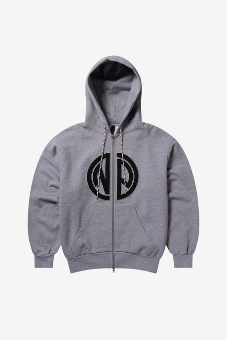 CHROMED ZIP HOODIE