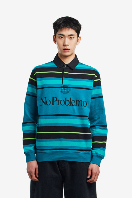 STRIPED LS RUGBY SHIRT