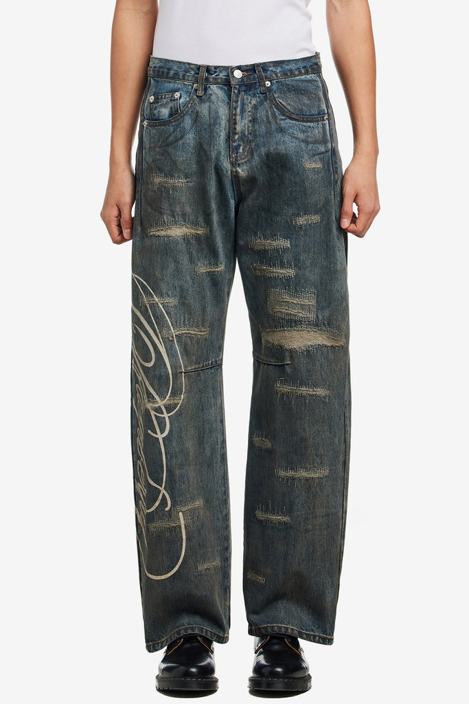 SIDE BY SIDE WASHED JEAN - WORKSOUT WORLDWIDE