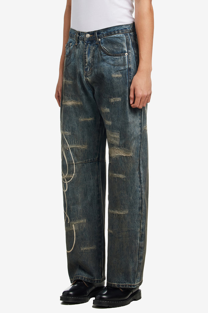 SIDE BY SIDE WASHED JEAN - WORKSOUT WORLDWIDE