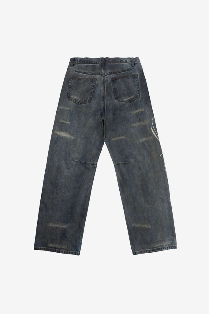 SIDE BY SIDE WASHED JEAN - WORKSOUT WORLDWIDE