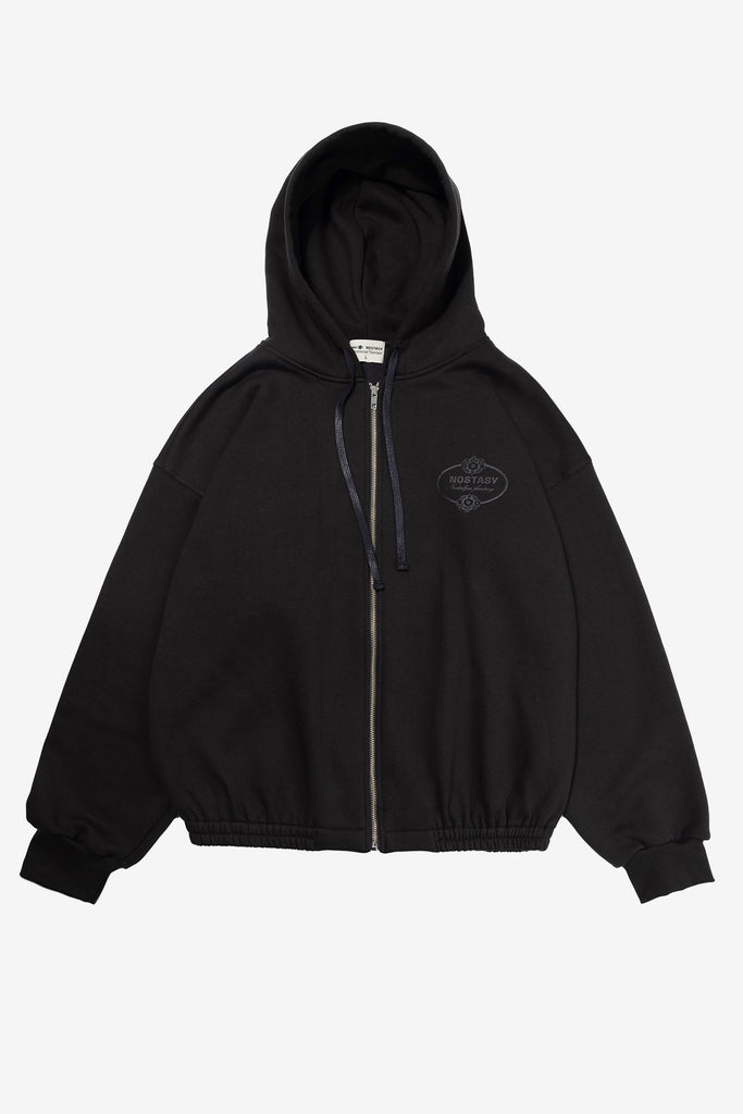 NOSTASY FLORAL HOODED ZIP UP - WORKSOUT WORLDWIDE