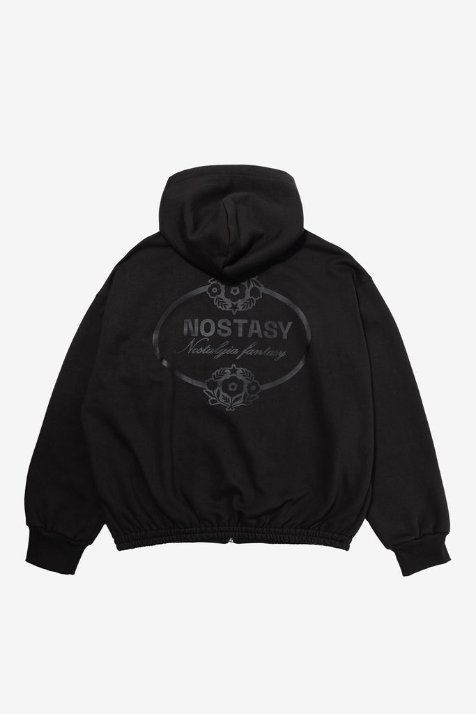 NOSTASY FLORAL HOODED ZIP UP - WORKSOUT WORLDWIDE