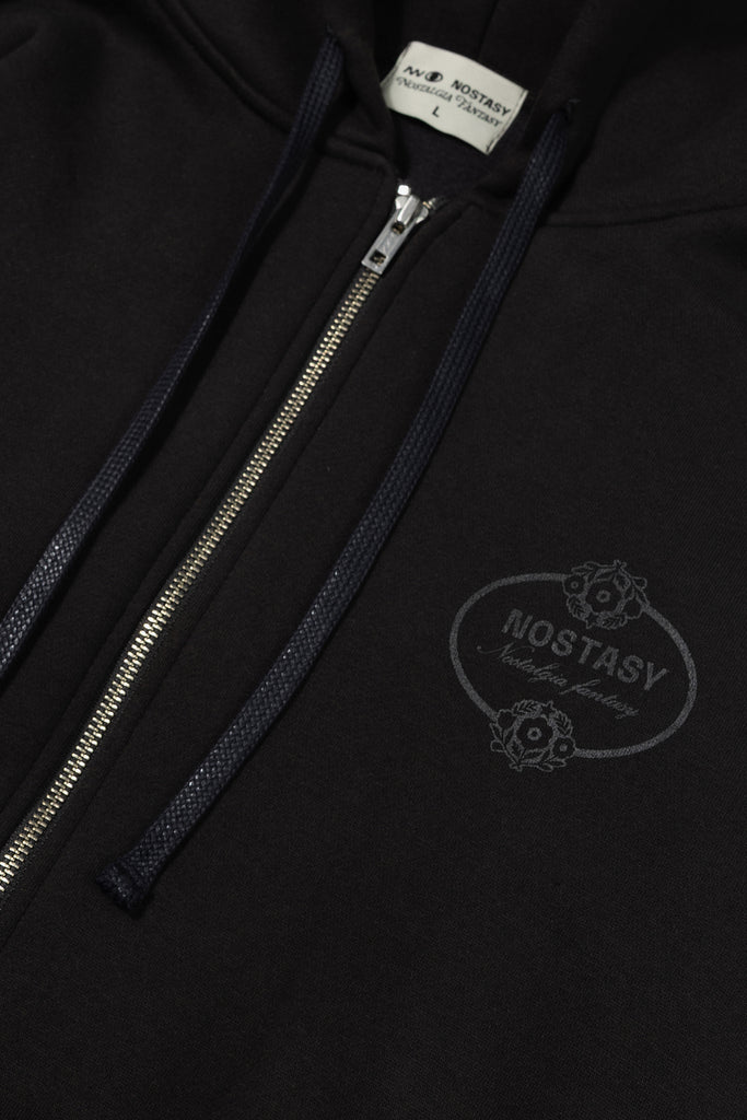 NOSTASY FLORAL HOODED ZIP UP - WORKSOUT WORLDWIDE