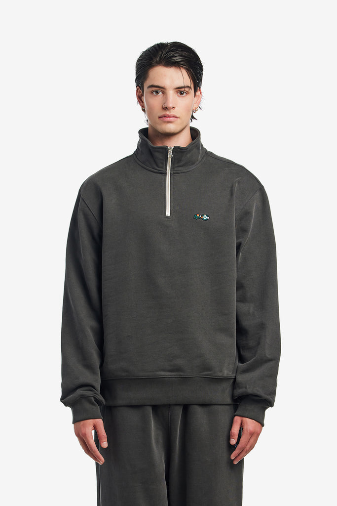 NOSTASY FLORAL ZIP PULLOVER - WORKSOUT WORLDWIDE