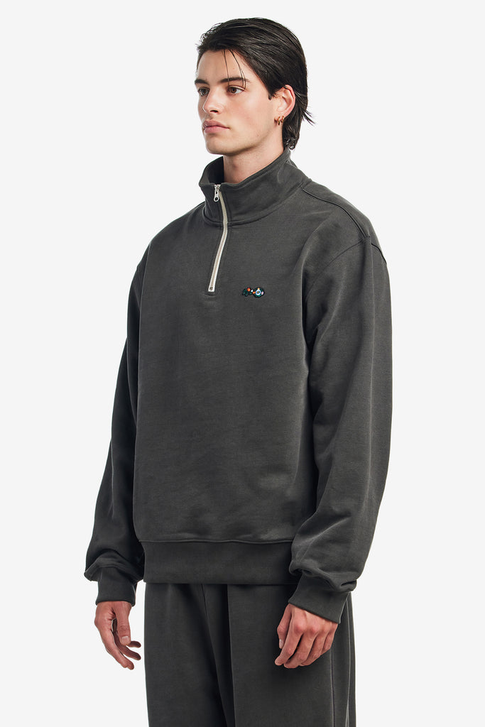 NOSTASY FLORAL ZIP PULLOVER - WORKSOUT WORLDWIDE