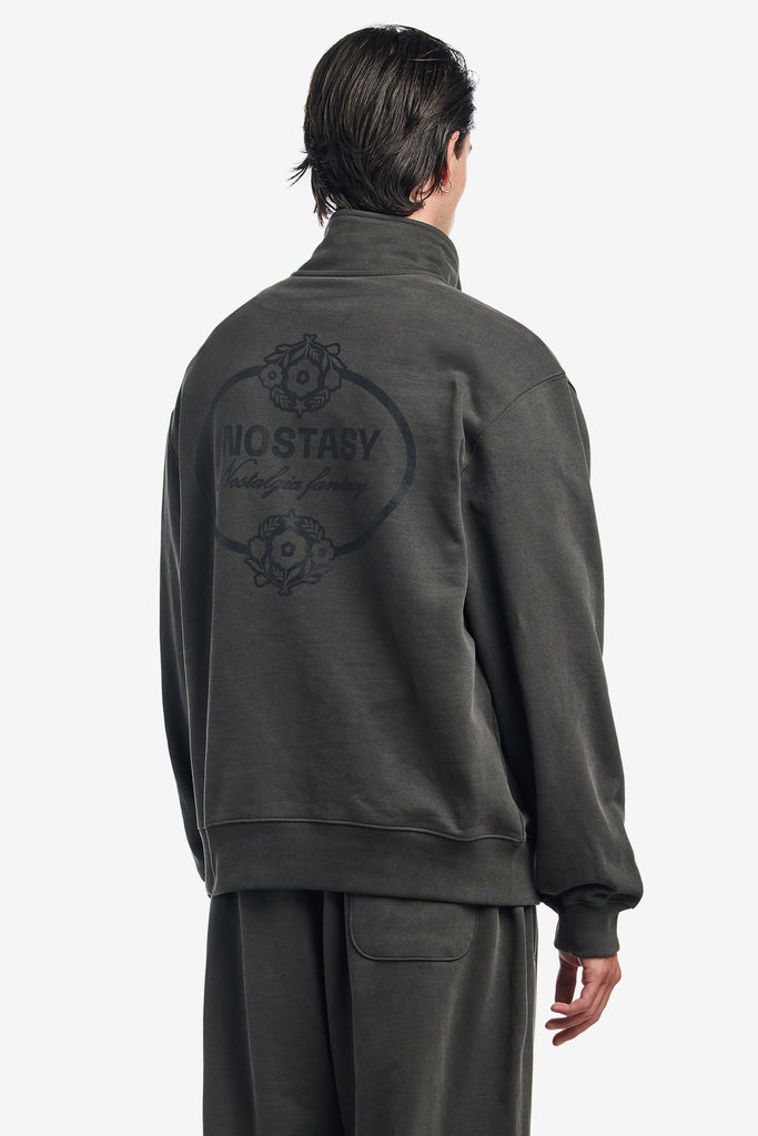 NOSTASY FLORAL ZIP PULLOVER - WORKSOUT WORLDWIDE