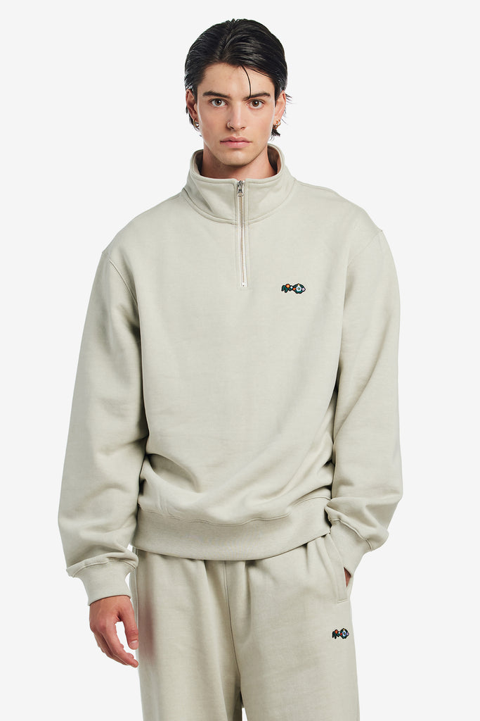 NOSTASY FLORAL ZIP PULLOVER - WORKSOUT WORLDWIDE