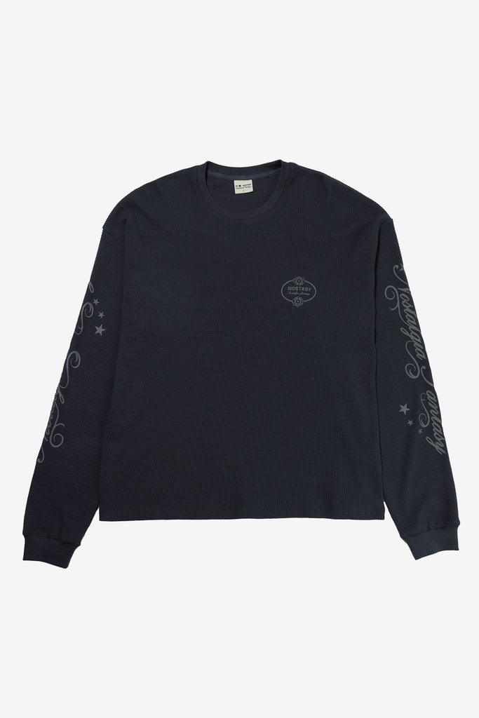 NF L/S WAFFLE TEE - WORKSOUT WORLDWIDE