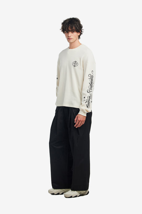 NF L/S WAFFLE TEE