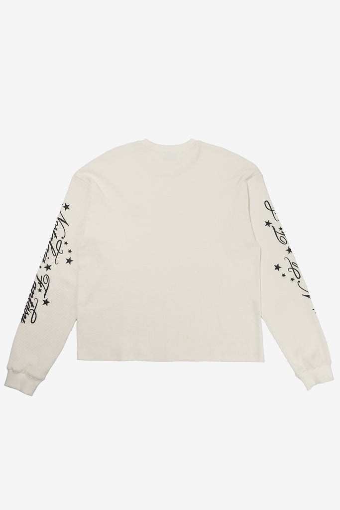 NF L/S WAFFLE TEE - WORKSOUT WORLDWIDE