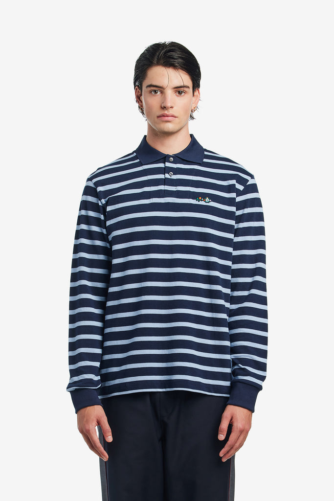 STRIPE RUGBY TEE - WORKSOUT WORLDWIDE