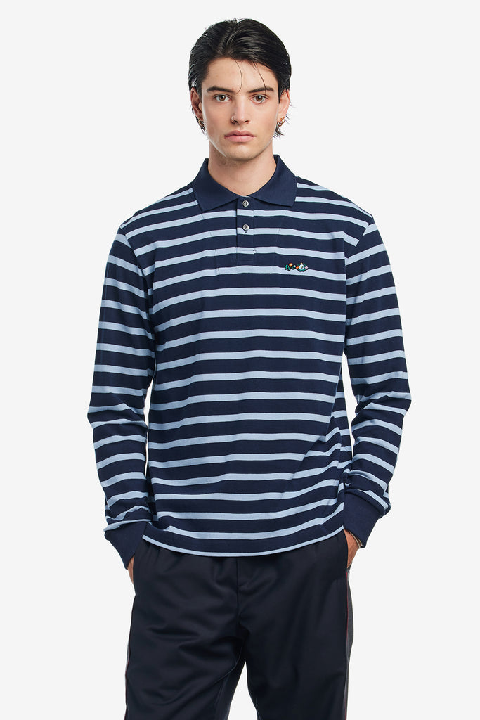 STRIPE RUGBY TEE - WORKSOUT WORLDWIDE