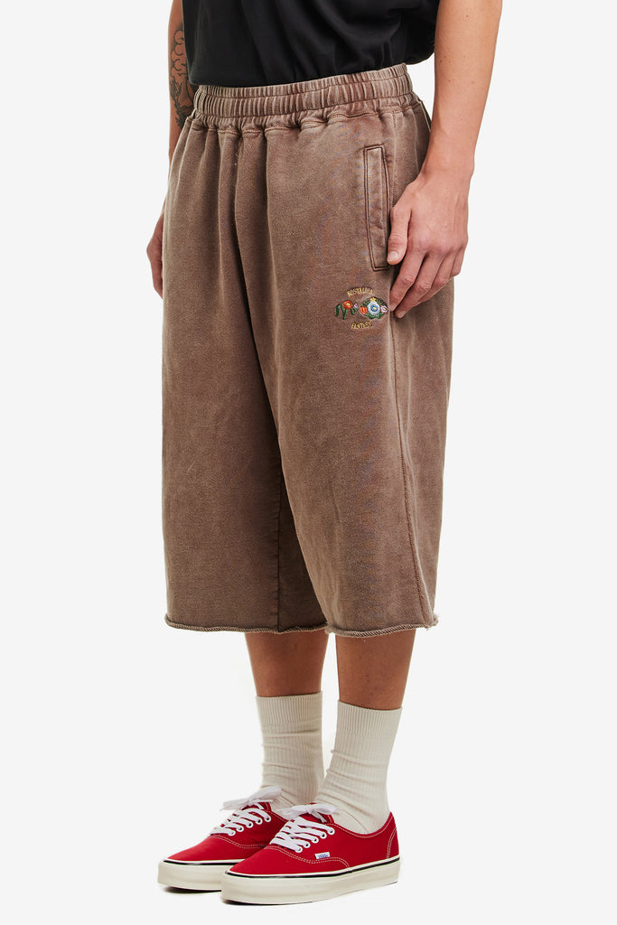 WASHED SWEAT SHORT - WORKSOUT WORLDWIDE