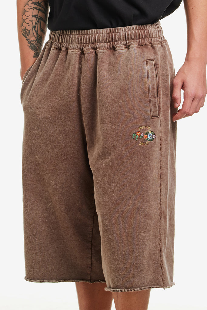 WASHED SWEAT SHORT - WORKSOUT WORLDWIDE