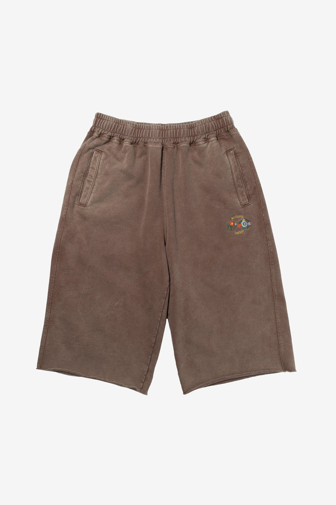 WASHED SWEAT SHORT - WORKSOUT WORLDWIDE