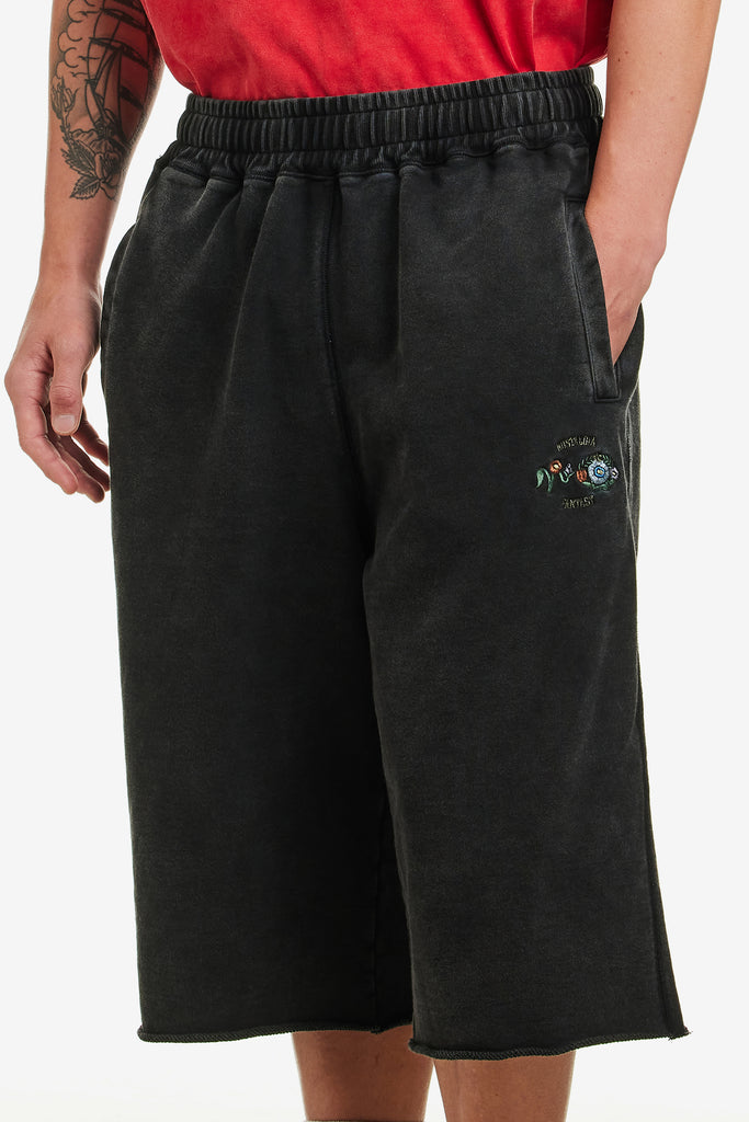 WASHED SWEAT SHORT - WORKSOUT WORLDWIDE
