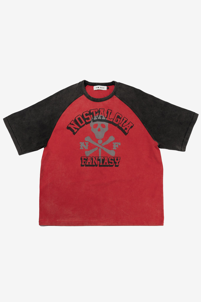 WASHED RAGLAN TEE - WORKSOUT WORLDWIDE