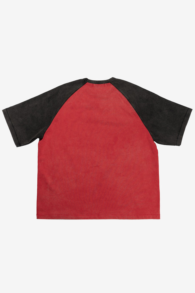 WASHED RAGLAN TEE - WORKSOUT WORLDWIDE