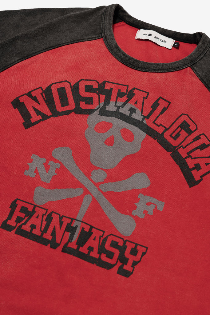 WASHED RAGLAN TEE - WORKSOUT WORLDWIDE