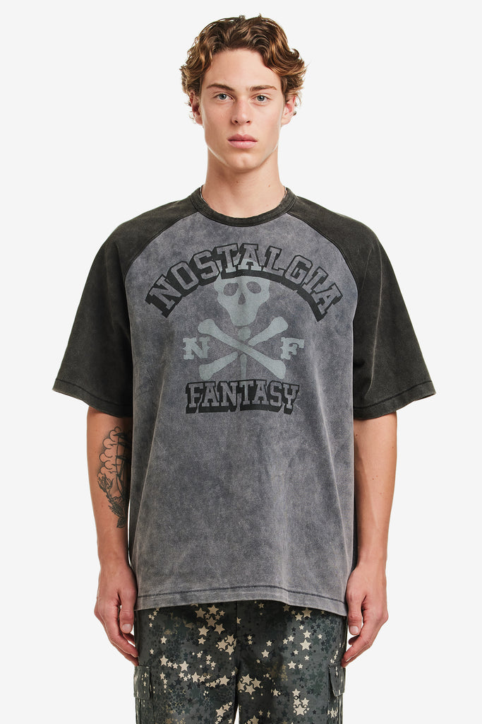 WASHED RAGLAN TEE - WORKSOUT WORLDWIDE