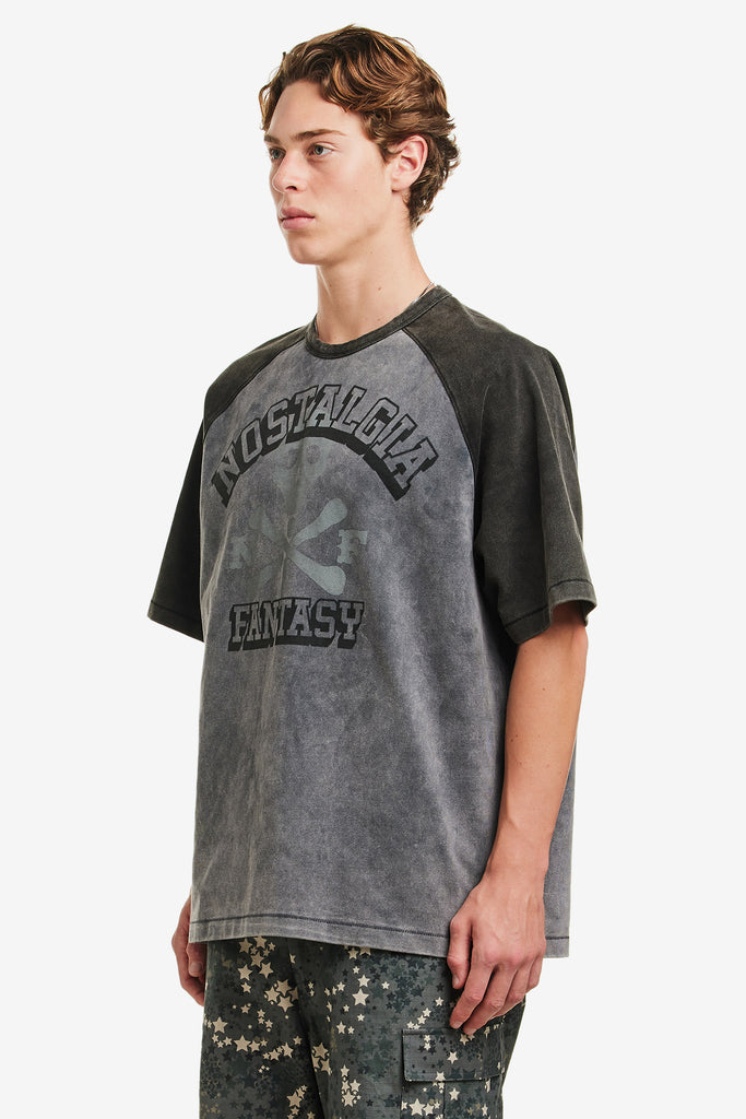 WASHED RAGLAN TEE - WORKSOUT WORLDWIDE