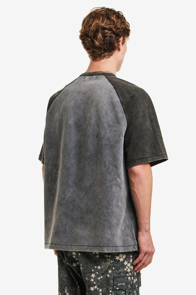 WASHED RAGLAN TEE - WORKSOUT WORLDWIDE