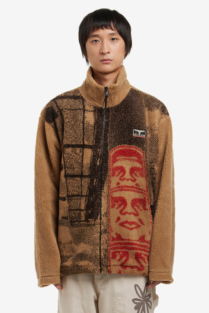 OBEY STREET CAMPAIGN FLEECE JACKET - WORKSOUT WORLDWIDE