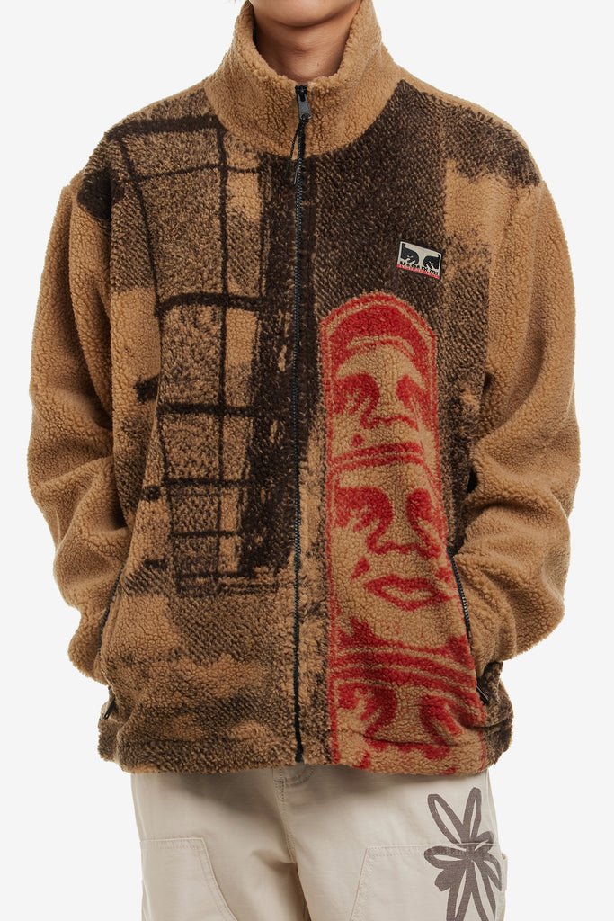 OBEY STREET CAMPAIGN FLEECE JACKET - WORKSOUT WORLDWIDE