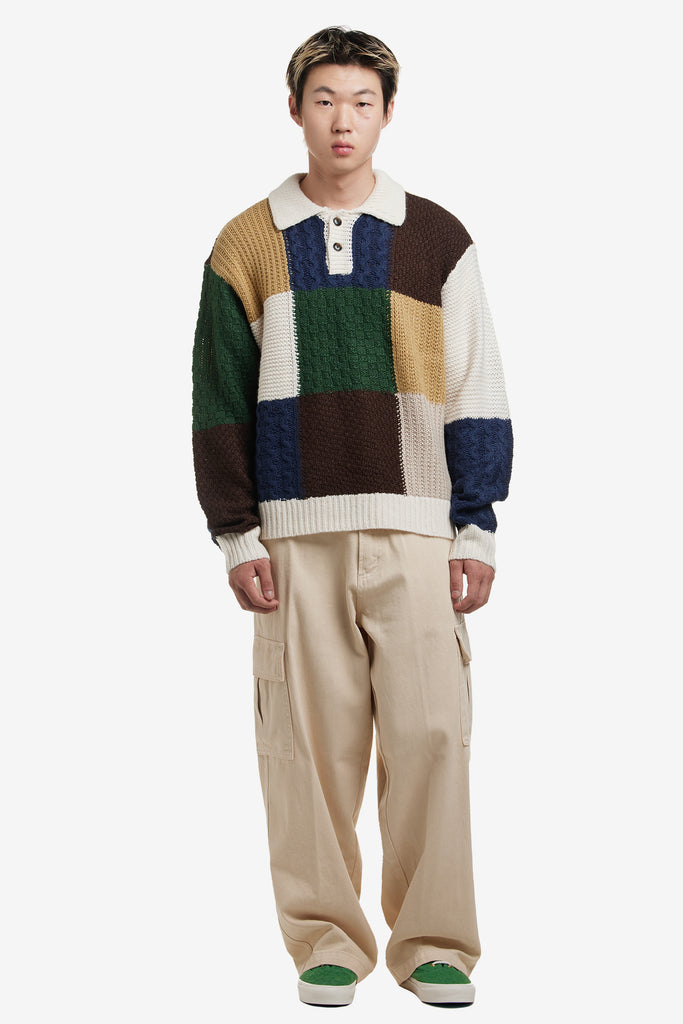 OLIVER PATCHWORK SWEATER - WORKSOUT WORLDWIDE