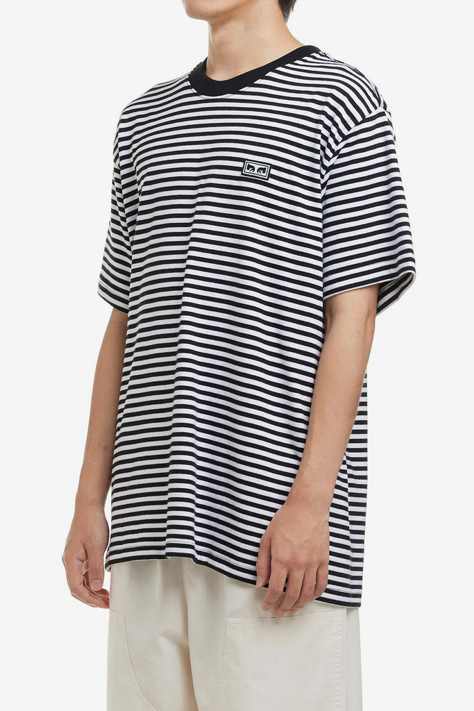 ESTABLISHED WORKS EYES STRIPE TEE SS - WORKSOUT WORLDWIDE