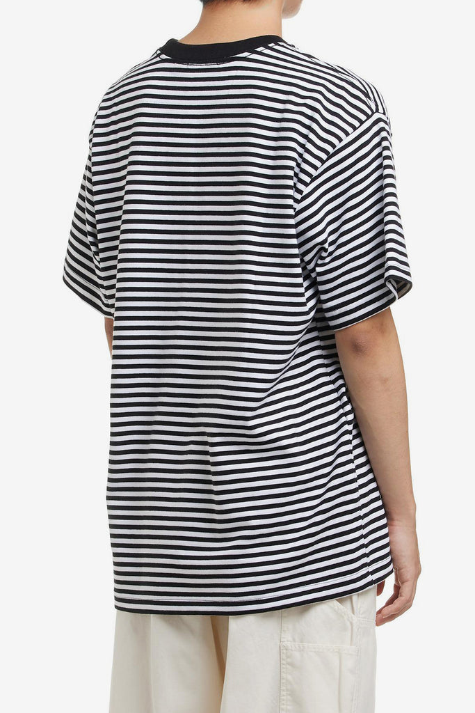 ESTABLISHED WORKS EYES STRIPE TEE SS - WORKSOUT WORLDWIDE