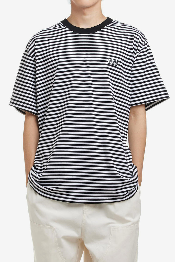 ESTABLISHED WORKS EYES STRIPE TEE SS - WORKSOUT WORLDWIDE
