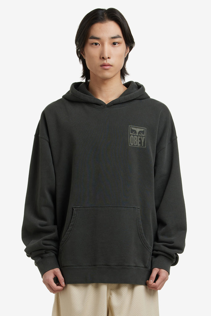 PIGMENT OBEY EYES ICON EXTRA HEAVY HOOD - WORKSOUT WORLDWIDE