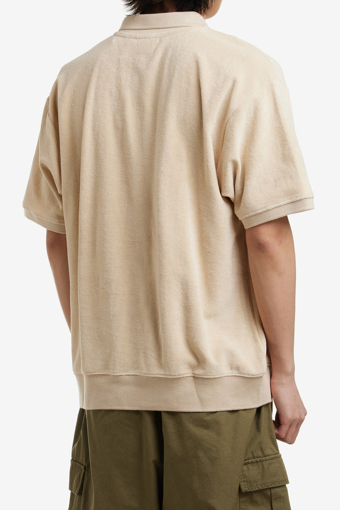 DENTON TERRY CLOTH POLO SS - WORKSOUT WORLDWIDE