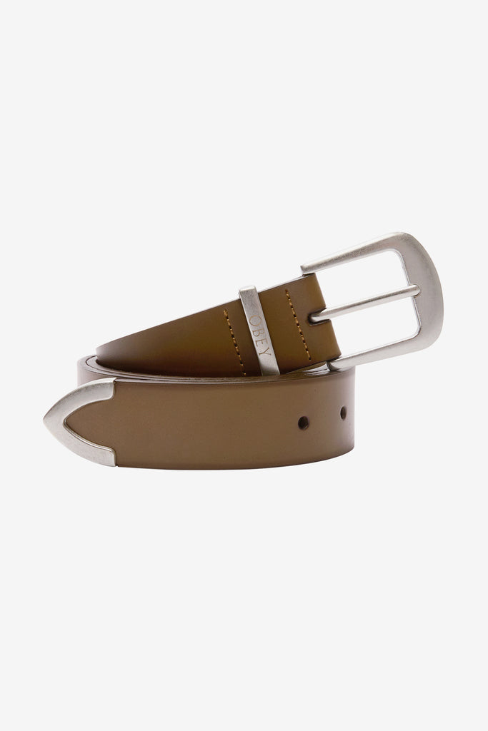 OBEY LEATHER BELT - WORKSOUT WORLDWIDE