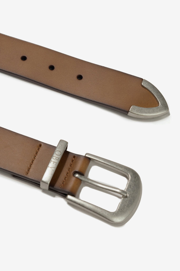 OBEY LEATHER BELT - WORKSOUT WORLDWIDE